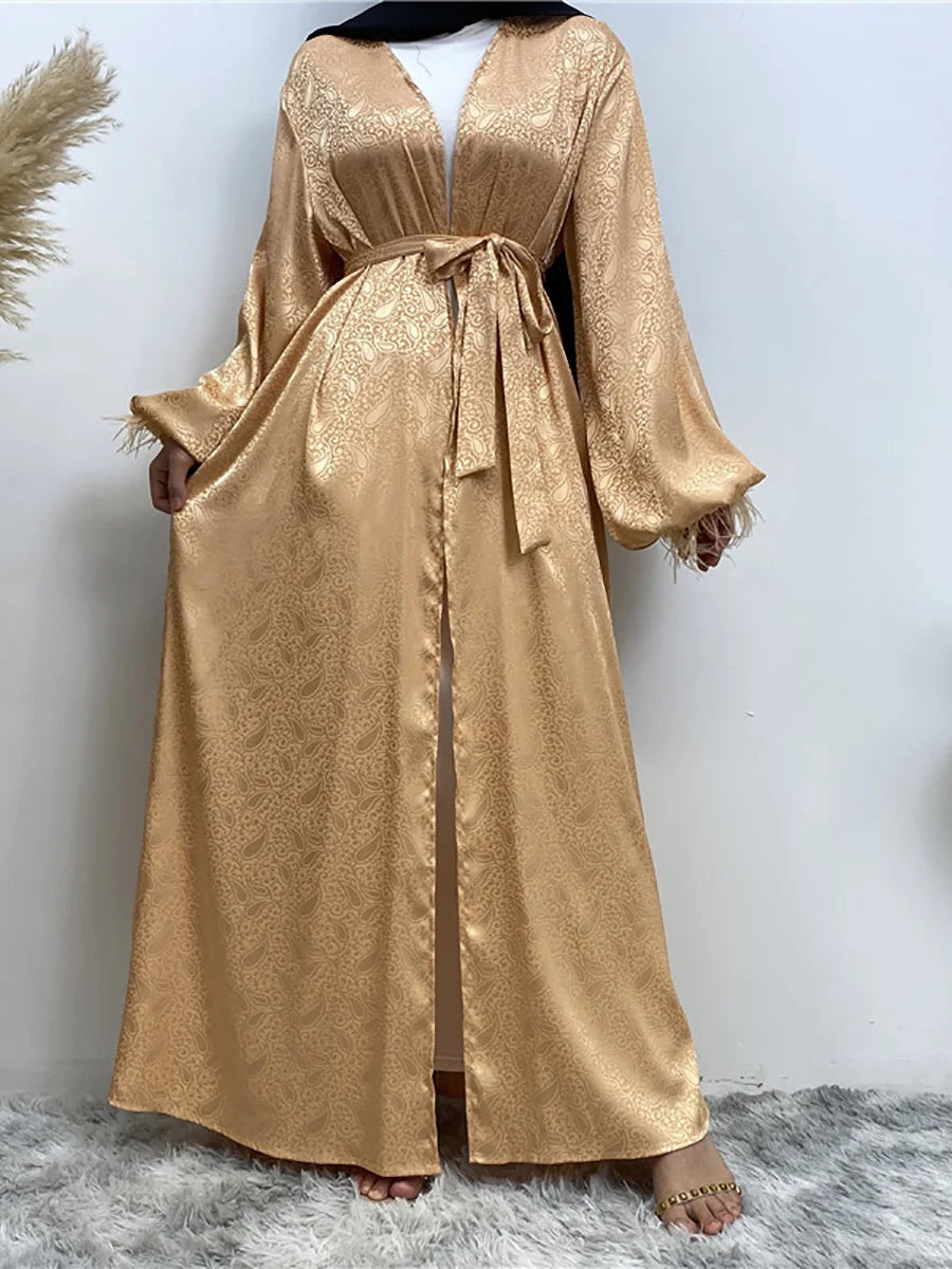 Chaomeng Abaya Femme Musulmane - Robe Modeste Dubai Kaftan Islamique - Muslim Essentials