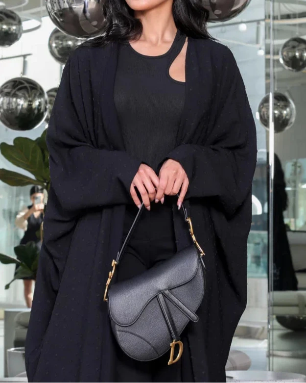 Abaya Kimono Ouverte – Élégance Dubaïote pour Ramadan & Eid - Muslim Essentials