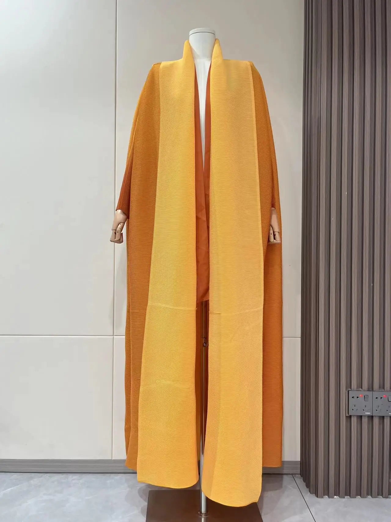 Manteau Long Femme Effet Froissé – Élégance Vintage & Confort Absolu - Muslim Essentials